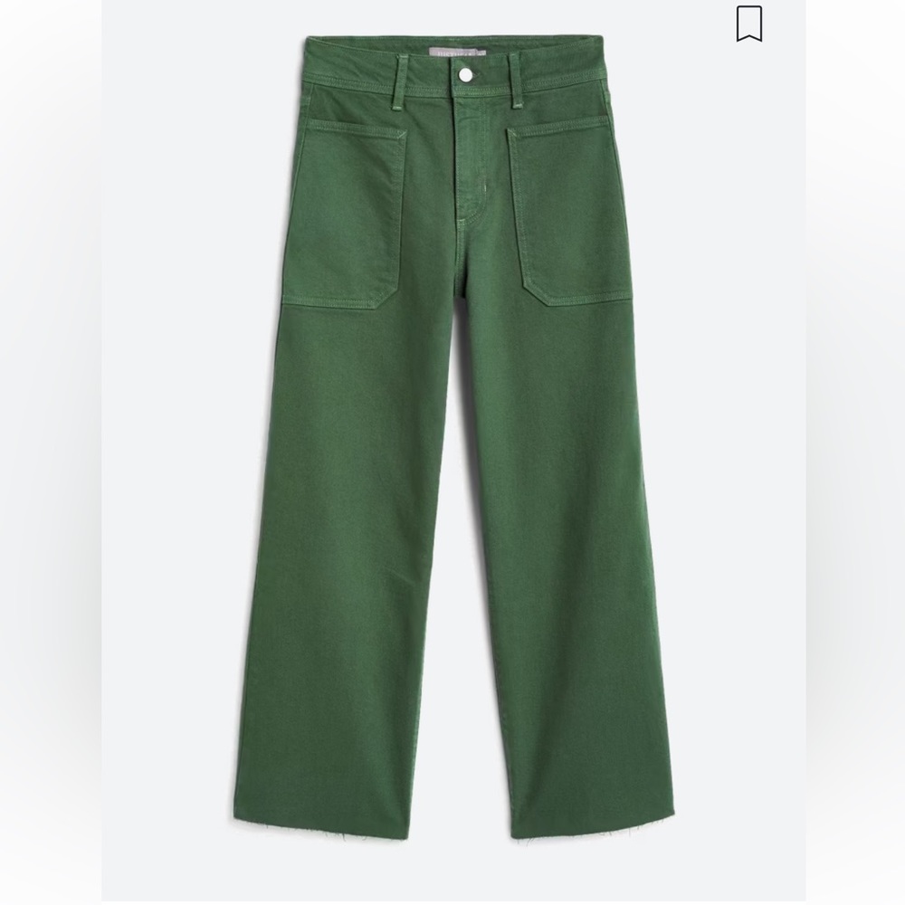 NWT High Rise Cropped Wide Leg Jean